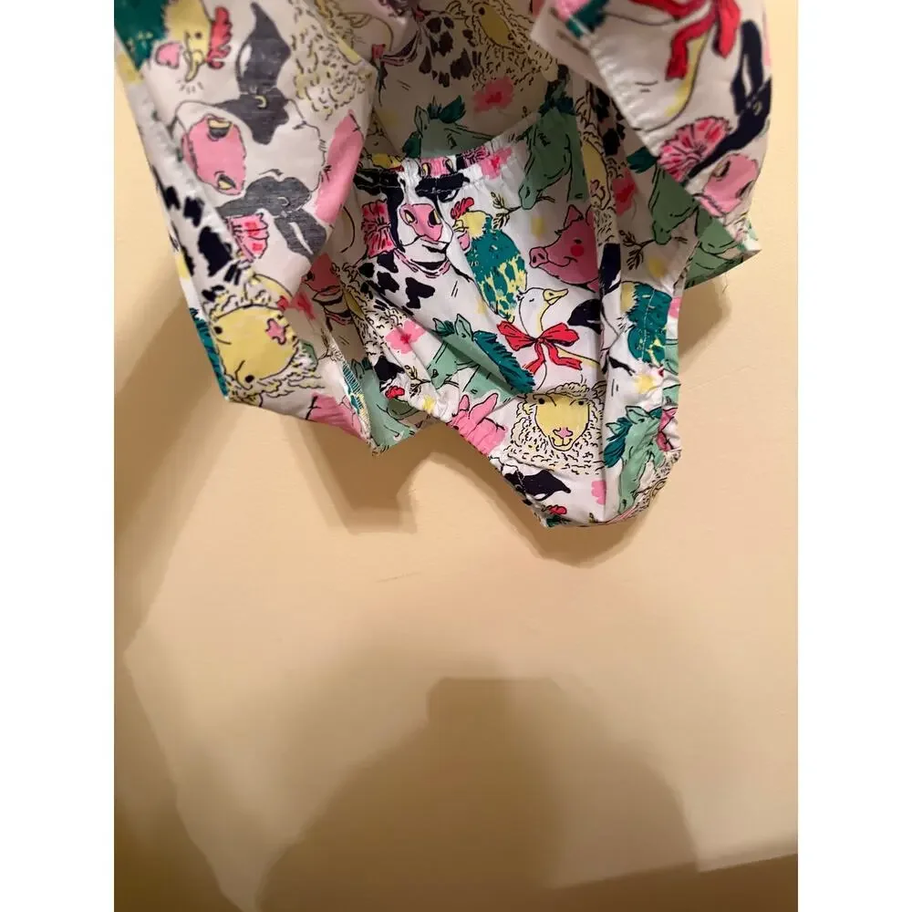 Wrangler Baby Girls 18 Months Farm Animal Dress & Bloomers Set NWT